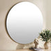 Reflection Frameless Round Wall Mirror 101.6X2X101.6Cm - Clear Pan Home