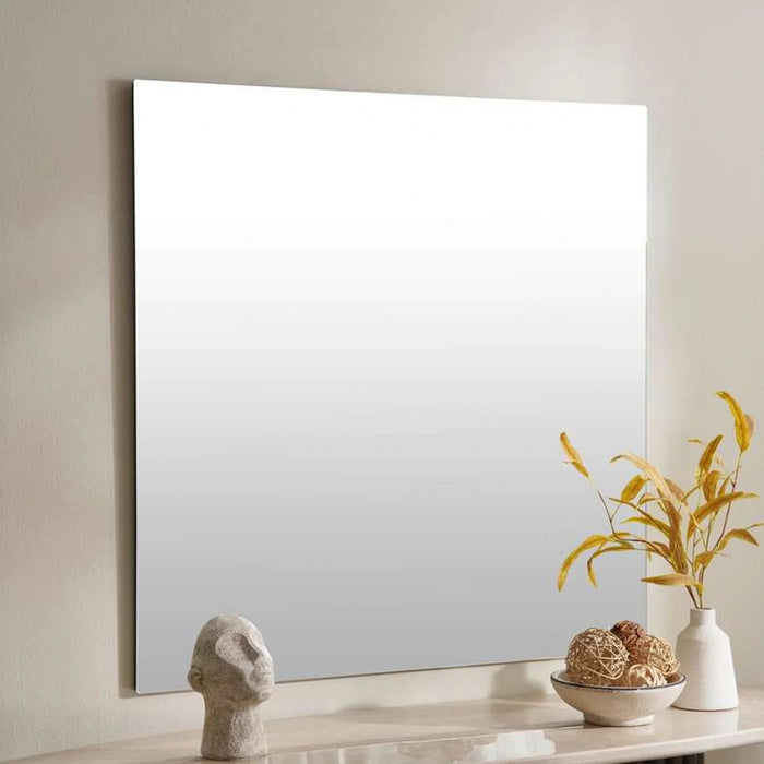 Reflection Frameless Square Wall Mirror 101.6X2X101.6Cm- Clear Pan Home