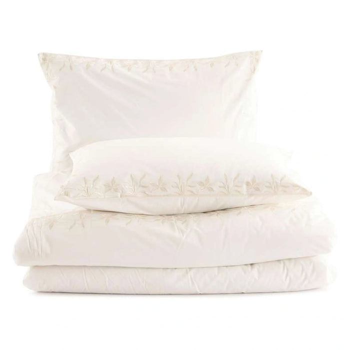 Reflection Home Mila Floral Embroidered 3-Piece King Comforter Set 240X260Cm - Ivory