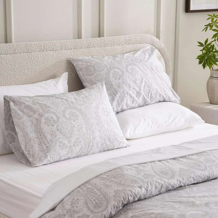 Reflection Home Orla Paisley 3-Piece King Comforter Set 240X260Cm - Grey