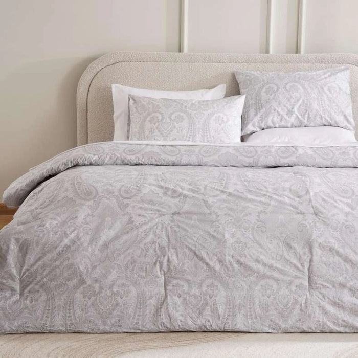 Reflection Home Orla Paisley 3-Piece Queen Comforter Set 200X240Cm - Grey