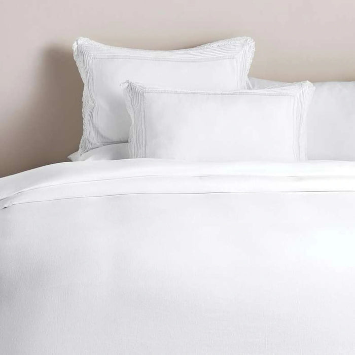 Reflection Home Peyton Embroidered 3-Piece King Duvet Cover Set 230X220Cm - White