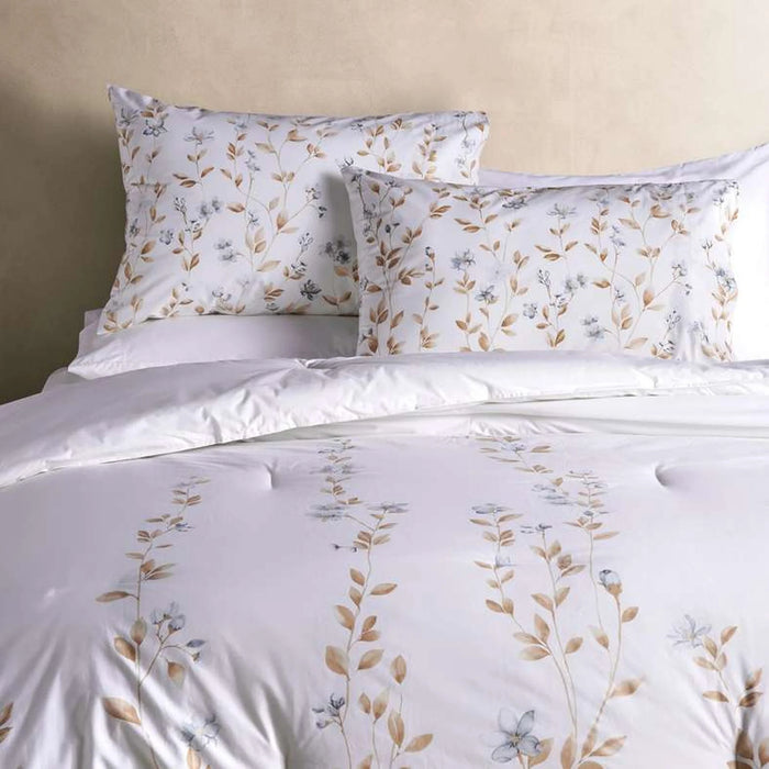 Reflection Home Wallflower 3-Piece King Comforter Set 240X260Cm - White/Blue
