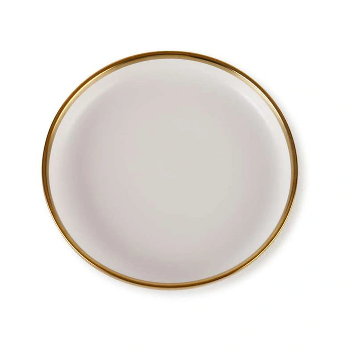 Regale Side Plate Dia20Cm - White And Gold