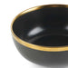 Regale Soup Bowl Dia19Cm - Black And Gold Pan Home