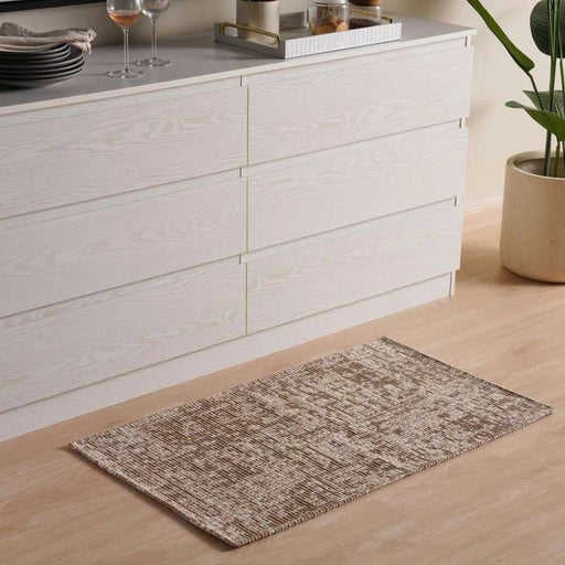 Regalia Woven Dhurrie 60X90Cm - Beige Pan Home