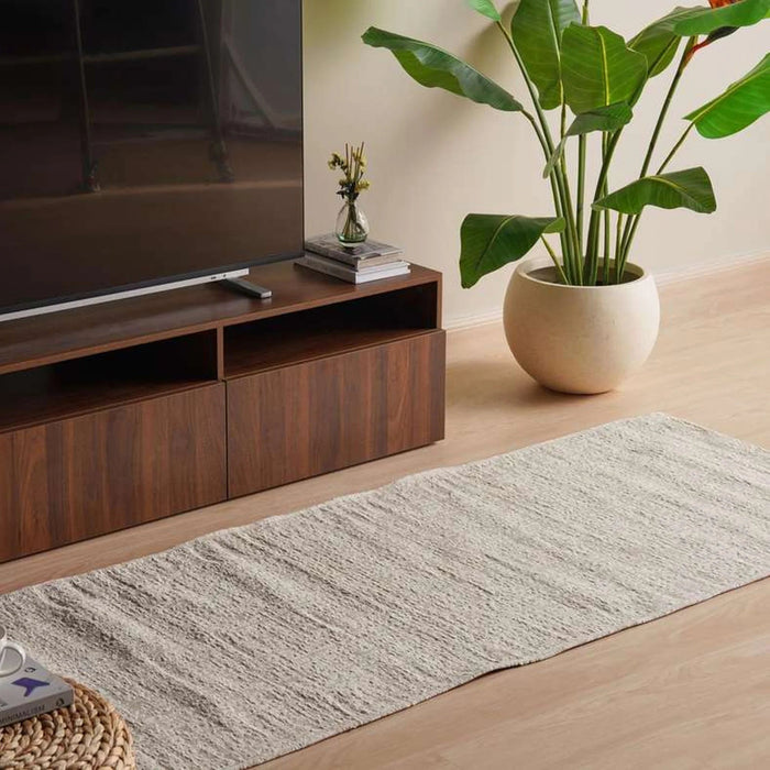 Regalia Woven Rug 80X240Cm - Ivory Pan Home