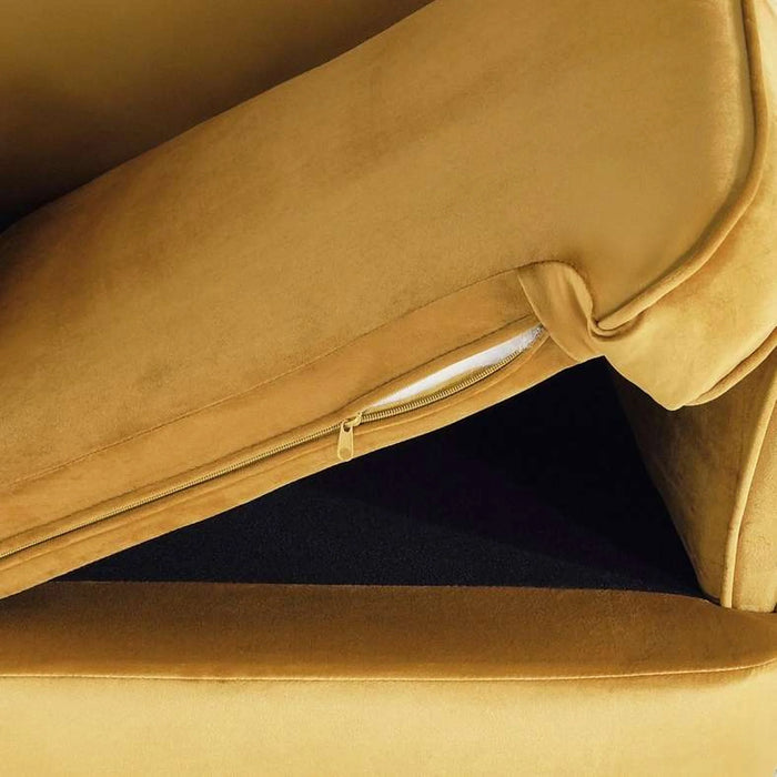 Regency Wing Accent Chair - Yellow