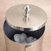 Regent Metal Cotton Jar  10X10X13Cm - Silver Pan Home