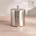 Regent Metal Cotton Jar  10X10X13Cm - Silver Pan Home