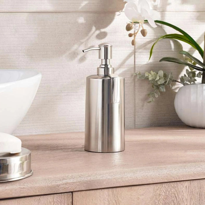 Regent Metal  Soap Dispenser  7.5X7.5X19.5Cm - Silver Pan Home