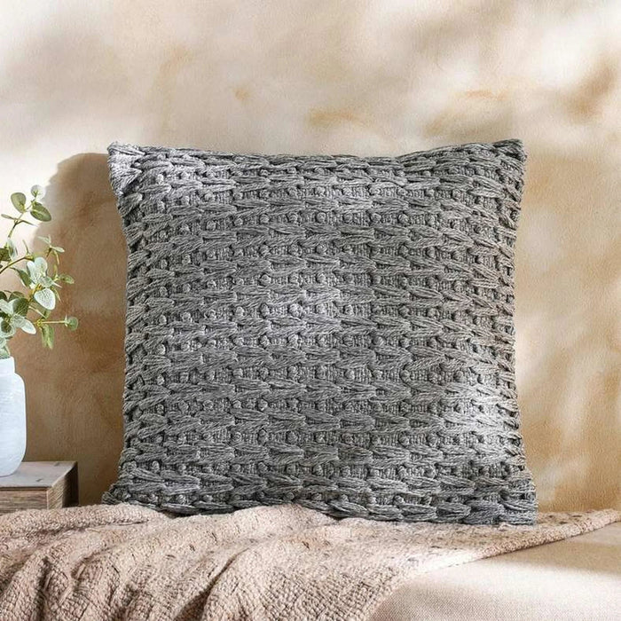Regina Woven Outdoor Filled Cushion 45X45Cm - Grey Pan Home