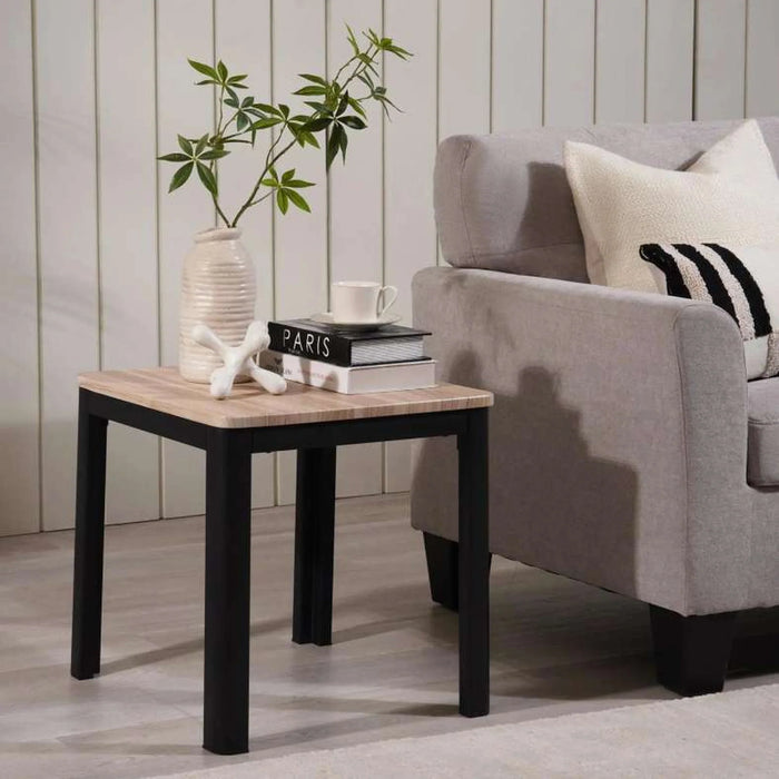 Rekker End Table - Natural Black ~ Natural