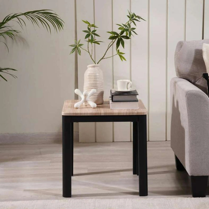 Rekker End Table - Natural Black ~ Natural