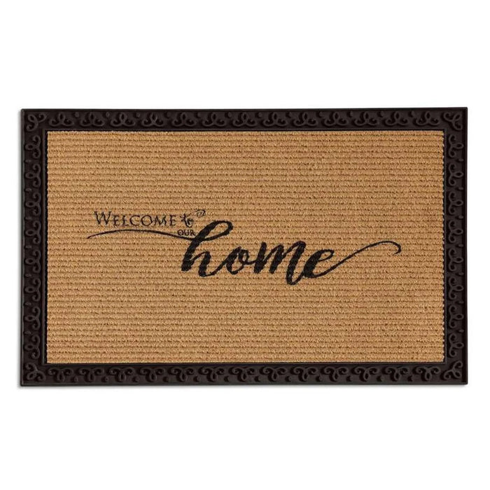 Remu Door Mat 45X70Cm - Natural/Black