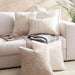 Renaissance Fringed Down Alternative Filled Cushion 50X50 Cm-Off White Pan Home