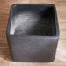 Renata Polyresin Square Planter 35X35X33Cm- Black Pan Home