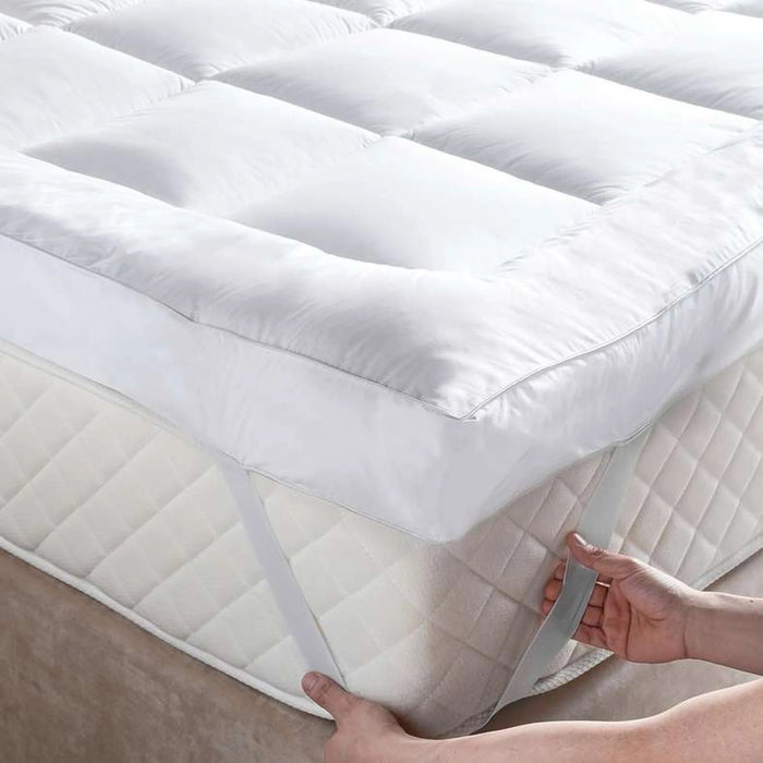 Repose Extra Thick Mattress Topper 160X200+10Cm - White