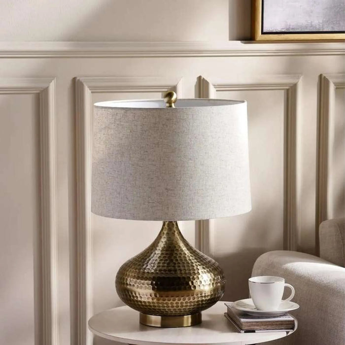 Reshma E27 Metal Table Lamp Dia 38X56Cm - Gold