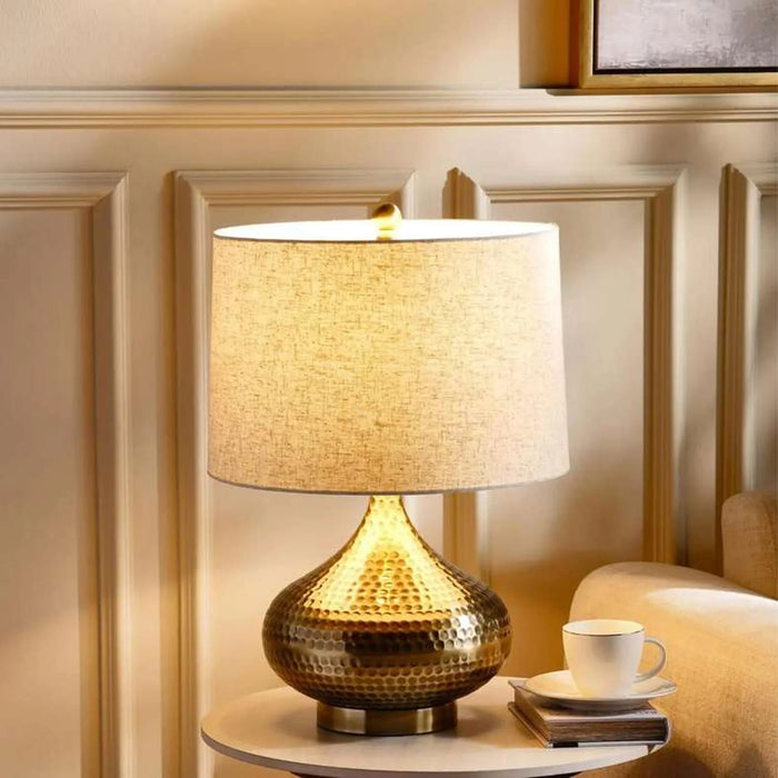 Reshma E27 Metal Table Lamp Dia 38X56Cm - Gold