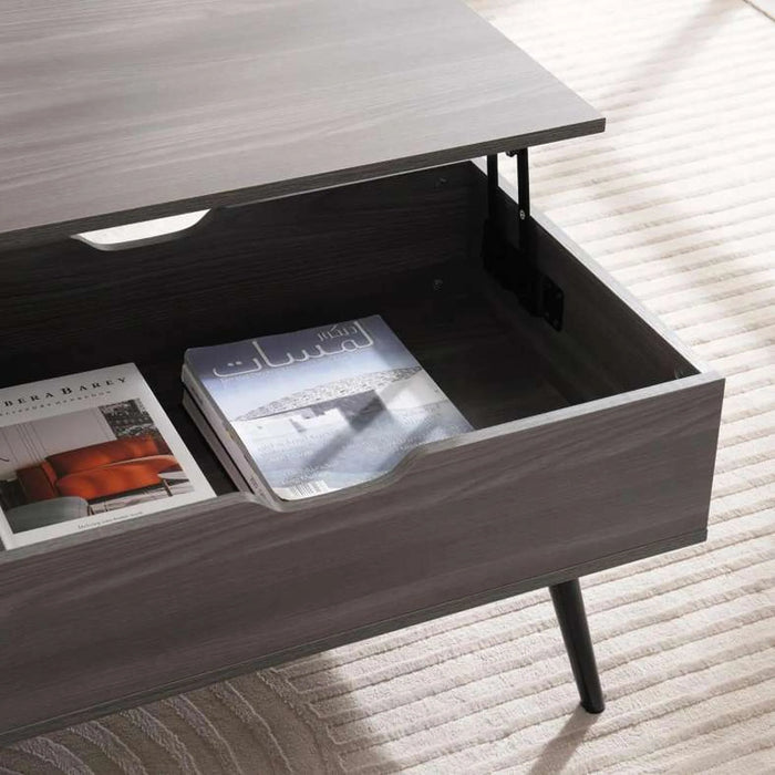 Restia Coffee Table With Lift Top Melamine - Grey