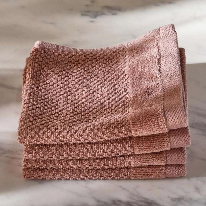 Retreat 4Pcs Fingertip Towel 30X30Cm - Blush