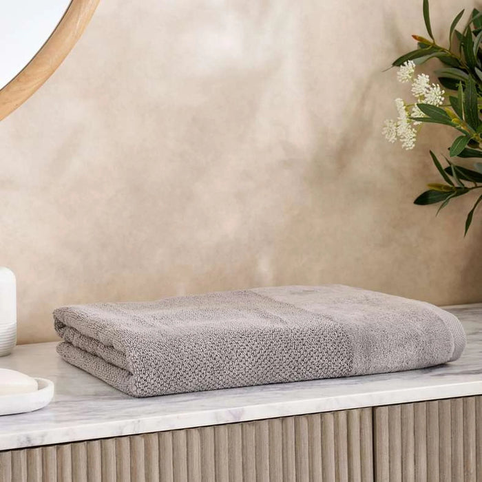 Retreat Bath Sheet 90X150Cm - Grey
