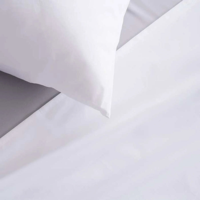 Retreat Flat Sheet 240X260Cm-White