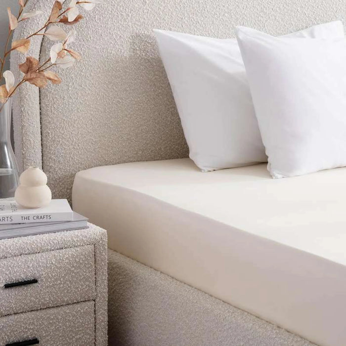 Retreat Full Fitted Sheet 120X200+33Cm - Cream