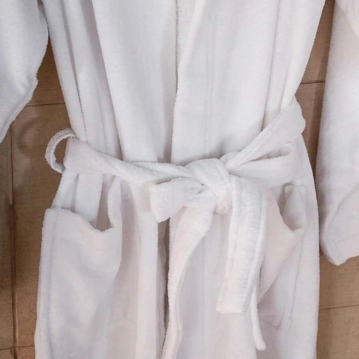 Retreat Hooded Bathrobe S/M - White Pan Home