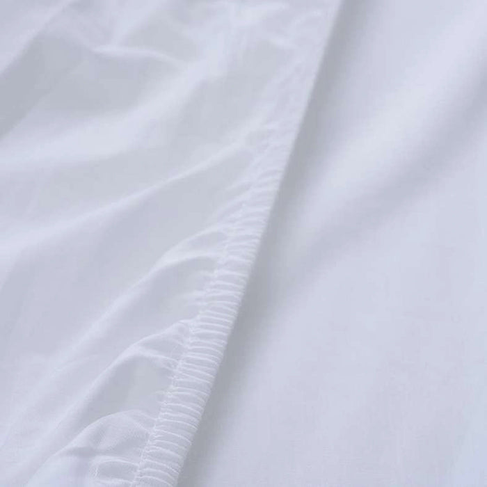 Retreat Queen Fitted Sheet - White Pan Home