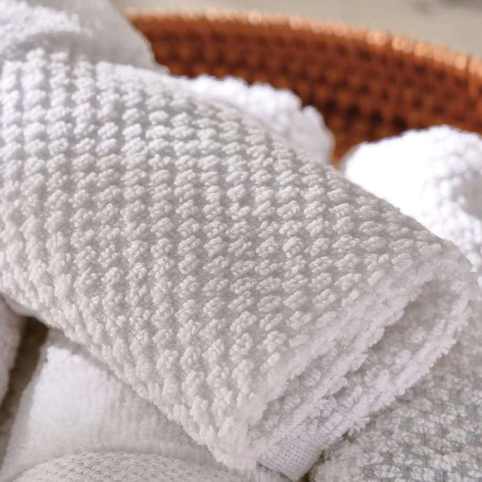 Retreat S/4 Fingertip Towel White 30X30Cm