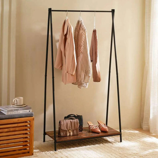 Retro Cloth Rack 80X37.5X150Cm - Black Pan Home