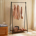 Retro Cloth Rack 80X37.5X150Cm - Black Pan Home