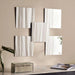 Revel 5-Piece Decorative Mirrors 30X30Cm - Clear Pan Home