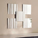 Revel 5-Piece Decorative Mirrors 30X30Cm - Clear Pan Home