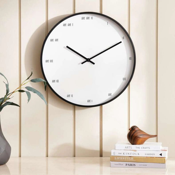 Reves Wall Clock Dia 51X4.5Cm- White