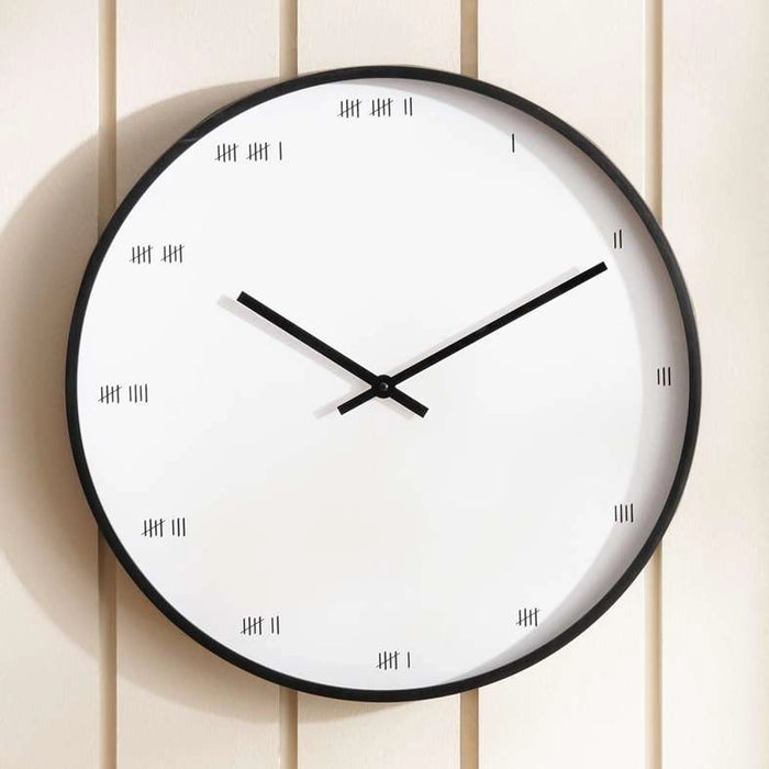 Reves Wall Clock Dia 51X4.5Cm- White
