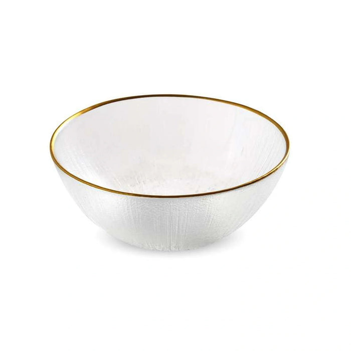 Rexy Serving Bowl Dia15X6.5Cm -Clear Gold Pan Home