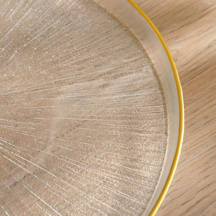 Rexy Serving Platter Dia32X2Cm -Clear Gold