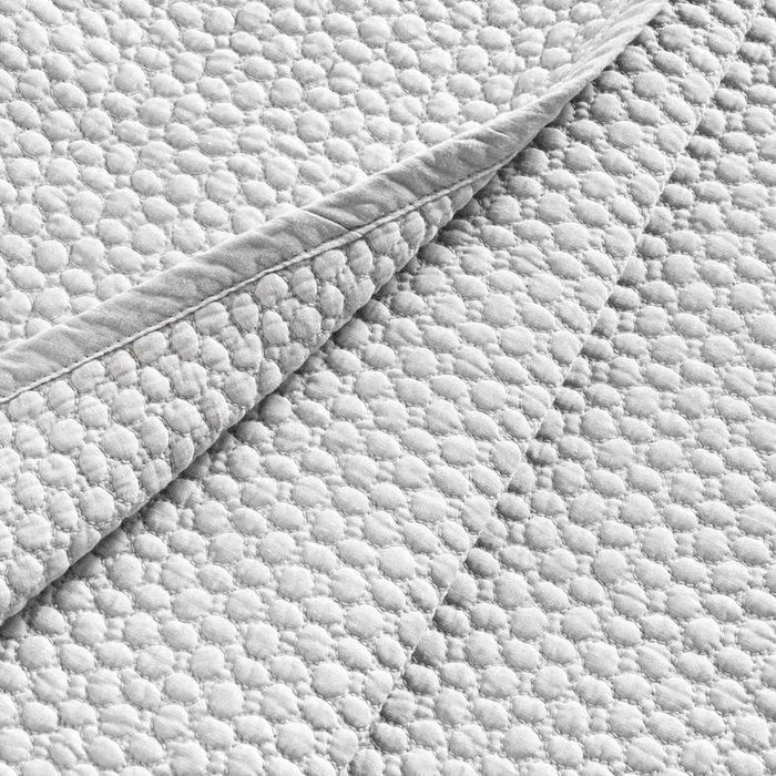 Rf Blenda Quilted 3-Piece Bedspread Set 220X240Cm - Grey