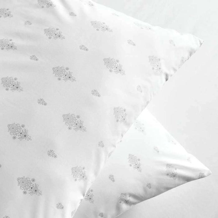 Rf Classic Buta Printed  3-Piece Queen Duvet Cover Set 200X200Cm - Grey
