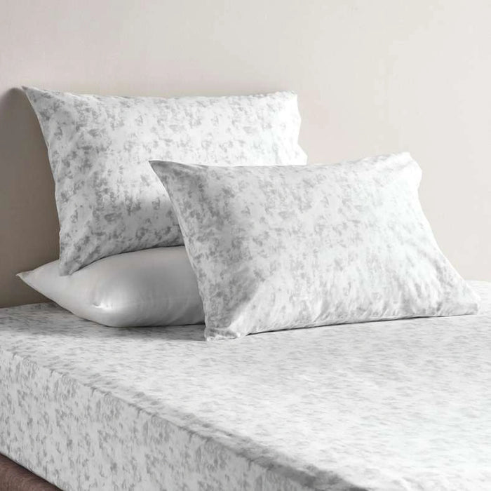 Rf Classic Clara Printed 3-Piece Queen Fitted Sheet 160X200+33Cm - Grey