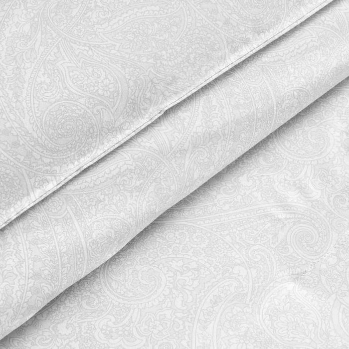Rf Classic Paisley Printed 3-Piece Queen Comforter Set 200X240Cm - Grey
