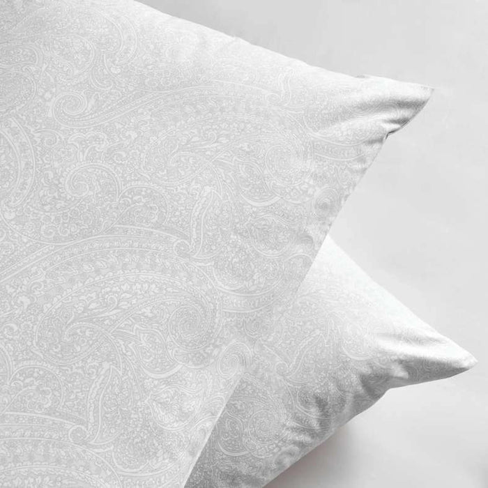 Rf Classic Paisley Printed 3-Piece Queen Comforter Set 200X240Cm - Grey