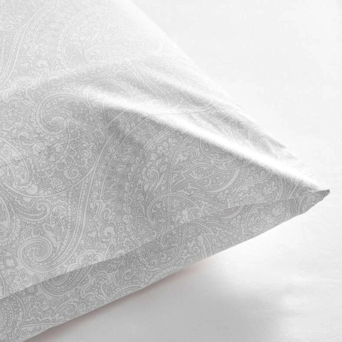 Rf Classic Paisley Printed 3-Piece Queen Comforter Set 200X240Cm - Grey