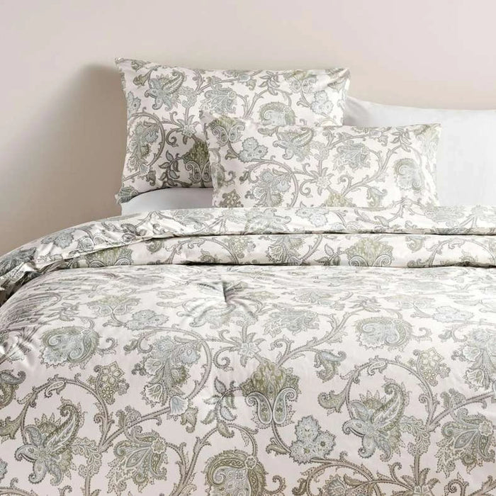 Rf Earl Paisley Printed 3-Piece King Comforter Set 240X260Cm - Green