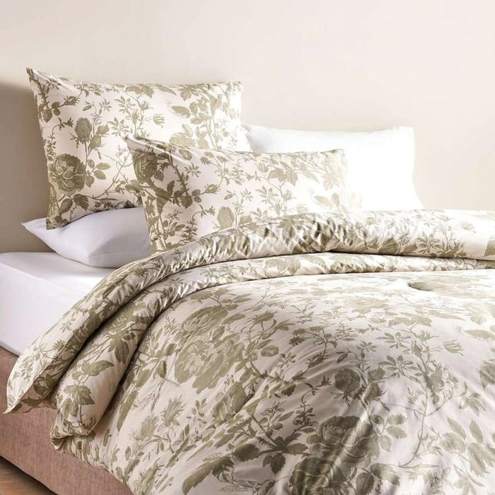 Rf Isla Toile Printed 3-Piece Queen Comforter Set 200X240Cm  -Green