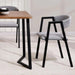 Rhian New 1+4 Dining Set - Natural Black Pan Home