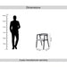 Rhian New 1+4 Dining Set - Natural Black Pan Home